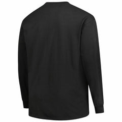 Tennessee Titans Big & Tall Coverage Scheme Long Sleeve T-Shirt Black
