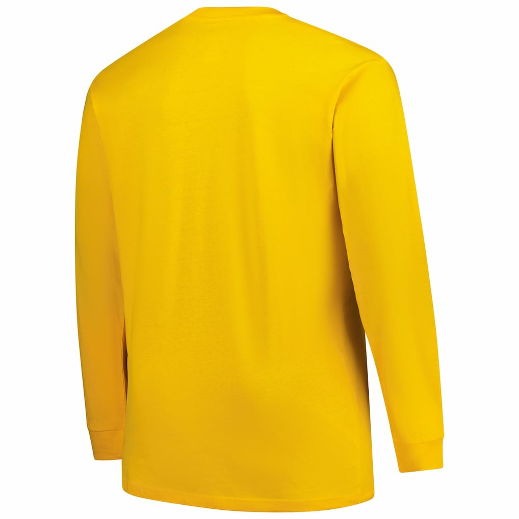 Minnesota Vikings Big & Tall Clock Management Legacy Long Sleeve T-Shirt Gold