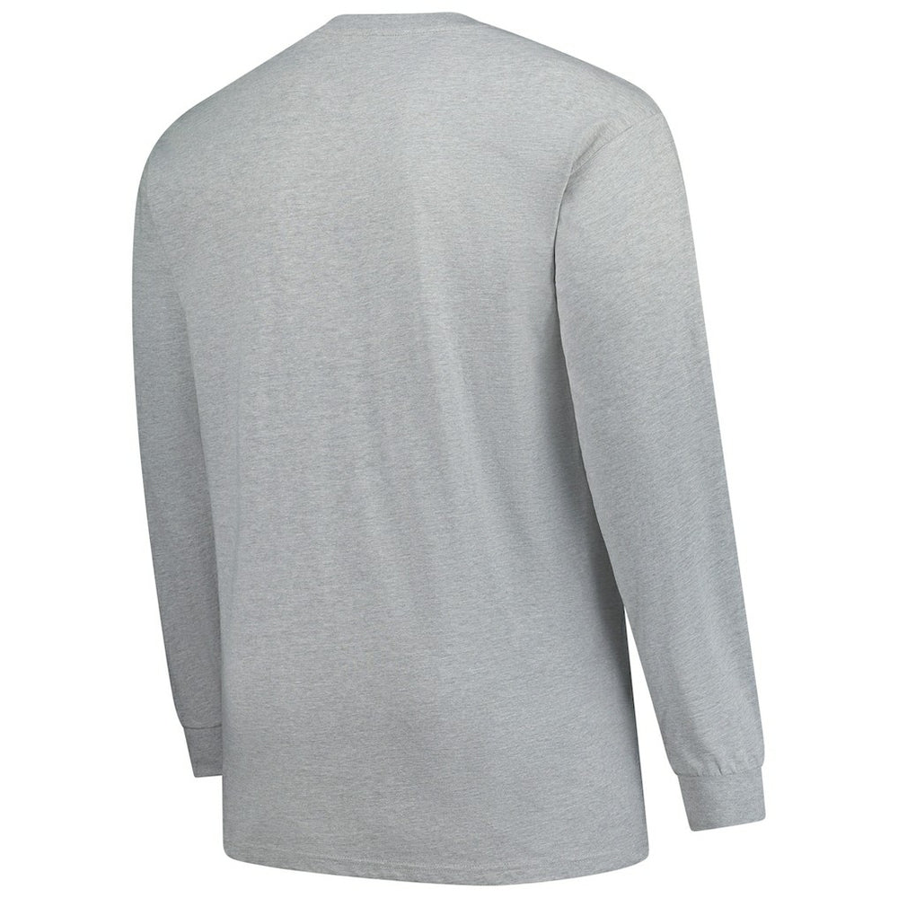 Indianapolis Colts Big & Tall Clock Management Legacy Long Sleeve T-Shirt Heather Gray