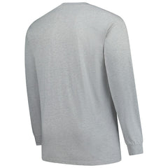 Indianapolis Colts Big & Tall Clock Management Legacy Long Sleeve T-Shirt Heather Gray