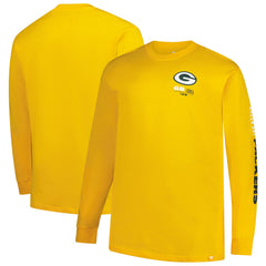 Green Bay Packers Big & Tall Clock Management Legacy Long Sleeve T-Shirt Gold