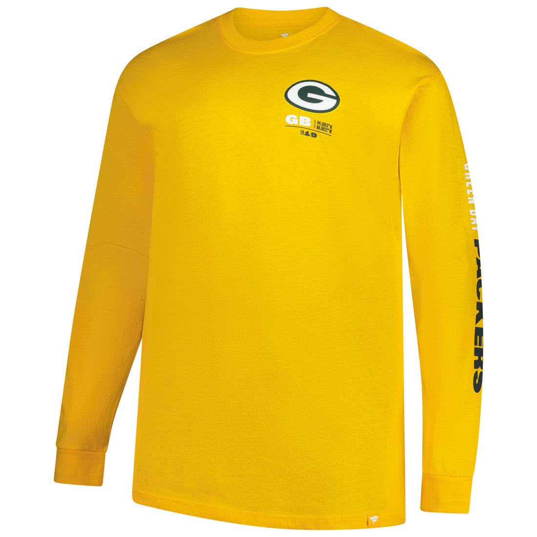 Green Bay Packers Big & Tall Clock Management Legacy Long Sleeve T-Shirt Gold