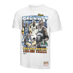 Kevin Garnett Minnesota Timberwolves Hardwood Classics Commemorative Player Collage T-Shirt White