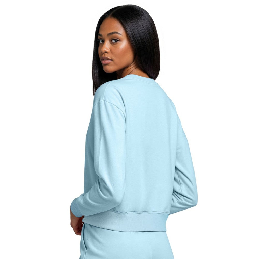 NHL New York Islanders Concepts Sport Women's Tonal Pullover Sweatshirt - Light Blue