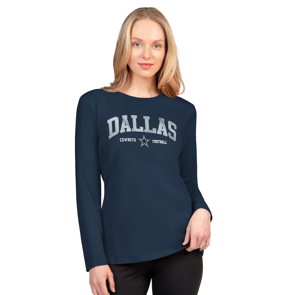 Dallas Cowboys G-III 4Her by Carl Banks Women's Best Play Long Sleeve T-Shirt Navy