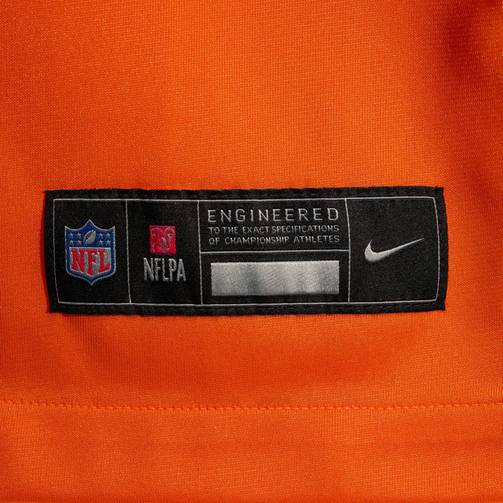 Jahdae Barron Denver Broncos 2025 NFL Draft First Round Pick Game Jersey Orange