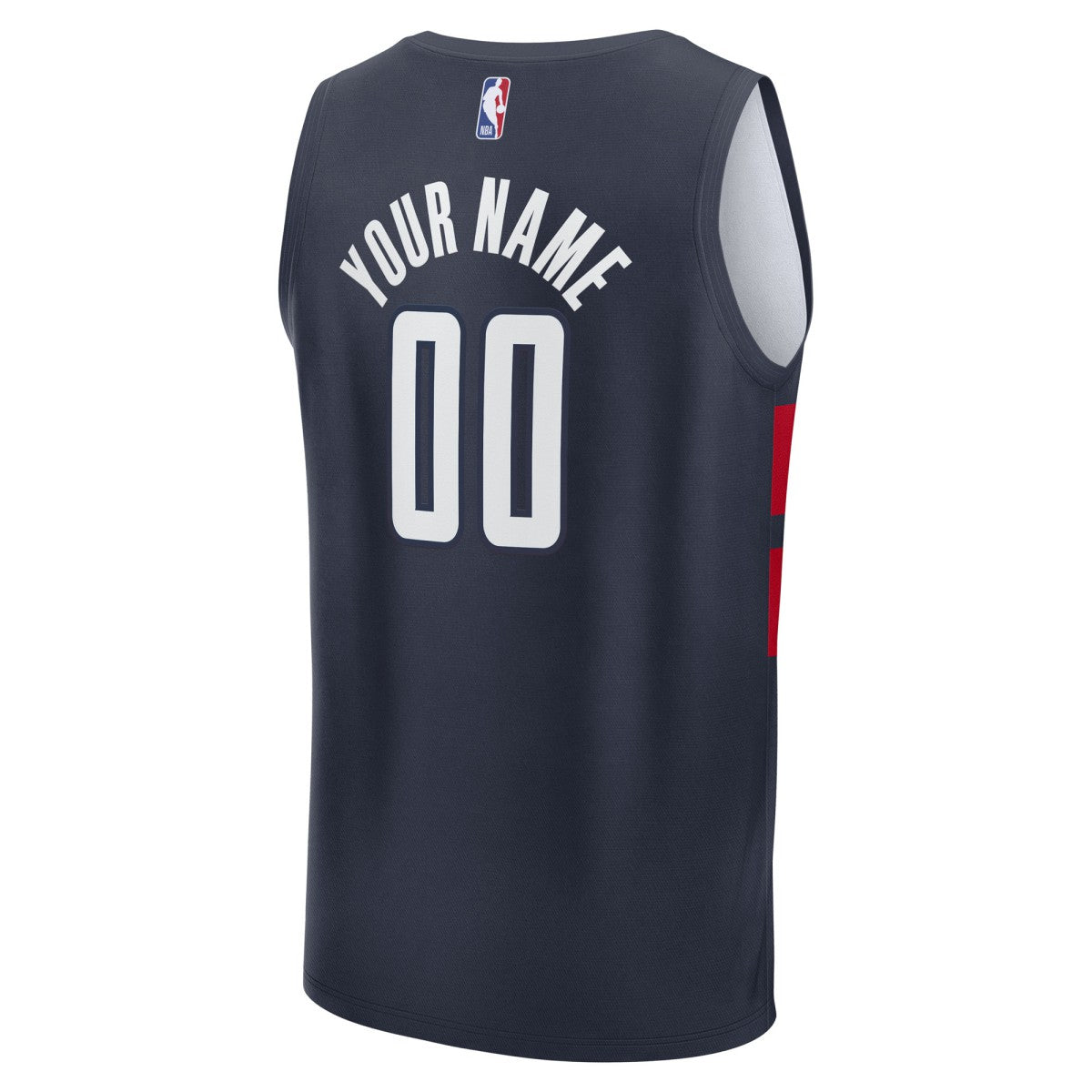 Washington Wizards Youth Fast Break Custom Replica Jersey Navy Statement Edition