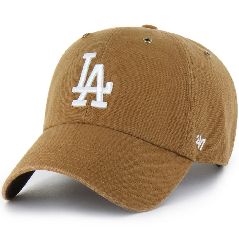 Los Angeles Dodgers Carhartt x '47 Clean Up Adjustable Hat - Brown Hats