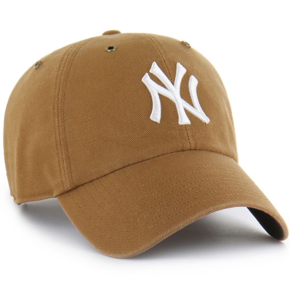 New York Yankees Carhartt x '47 Clean Up Adjustable Hat - Brown Hats