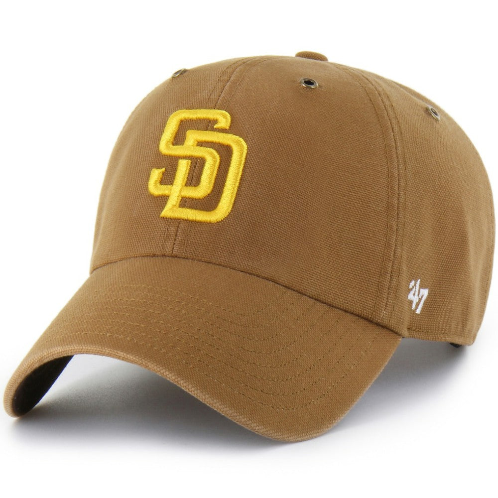 San Diego Padres Carhartt x '47 Clean Up Adjustable Hat - Brown Hats