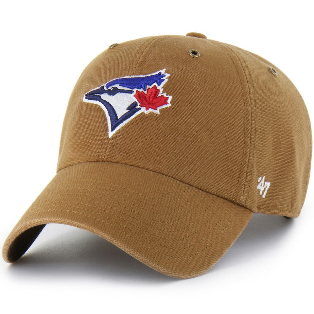 Toronto Blue Jays Carhartt x '47 Clean Up Adjustable Hat - Brown Hats