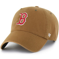Boston Red Sox Carhartt x '47 Clean Up Adjustable Hat - Brown Hats