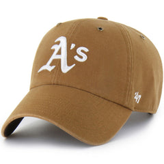 Athletics Carhartt x '47 Clean Up Adjustable Hat - Brown Hats