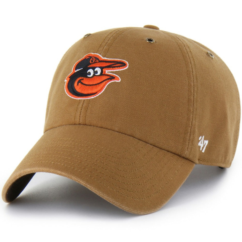 Baltimore Orioles Carhartt x '47 Clean Up Adjustable Hat - Brown Hats