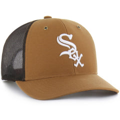 Chicago White Sox Carhartt x '47 Trucker Adjustable Hat - Brown Hats