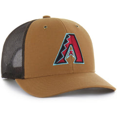 Arizona Diamondbacks Carhartt x '47 Trucker Adjustable Hat - Brown Hats