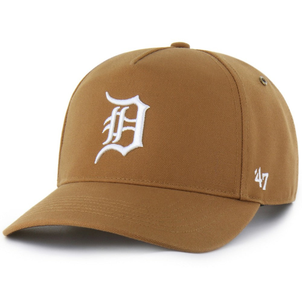 Detroit Tigers Carhartt x '47 Hitch Adjustable Hat - Brown Hats