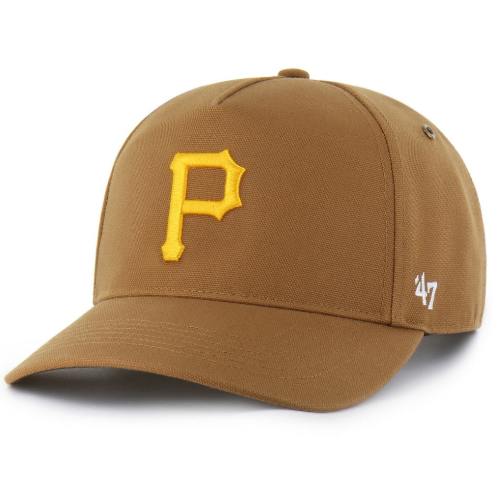 Pittsburgh Pirates Carhartt x '47 Hitch Adjustable Hat - Brown Hats