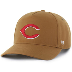 Cincinnati Reds Carhartt x '47 Hitch Adjustable Hat - Brown Hats
