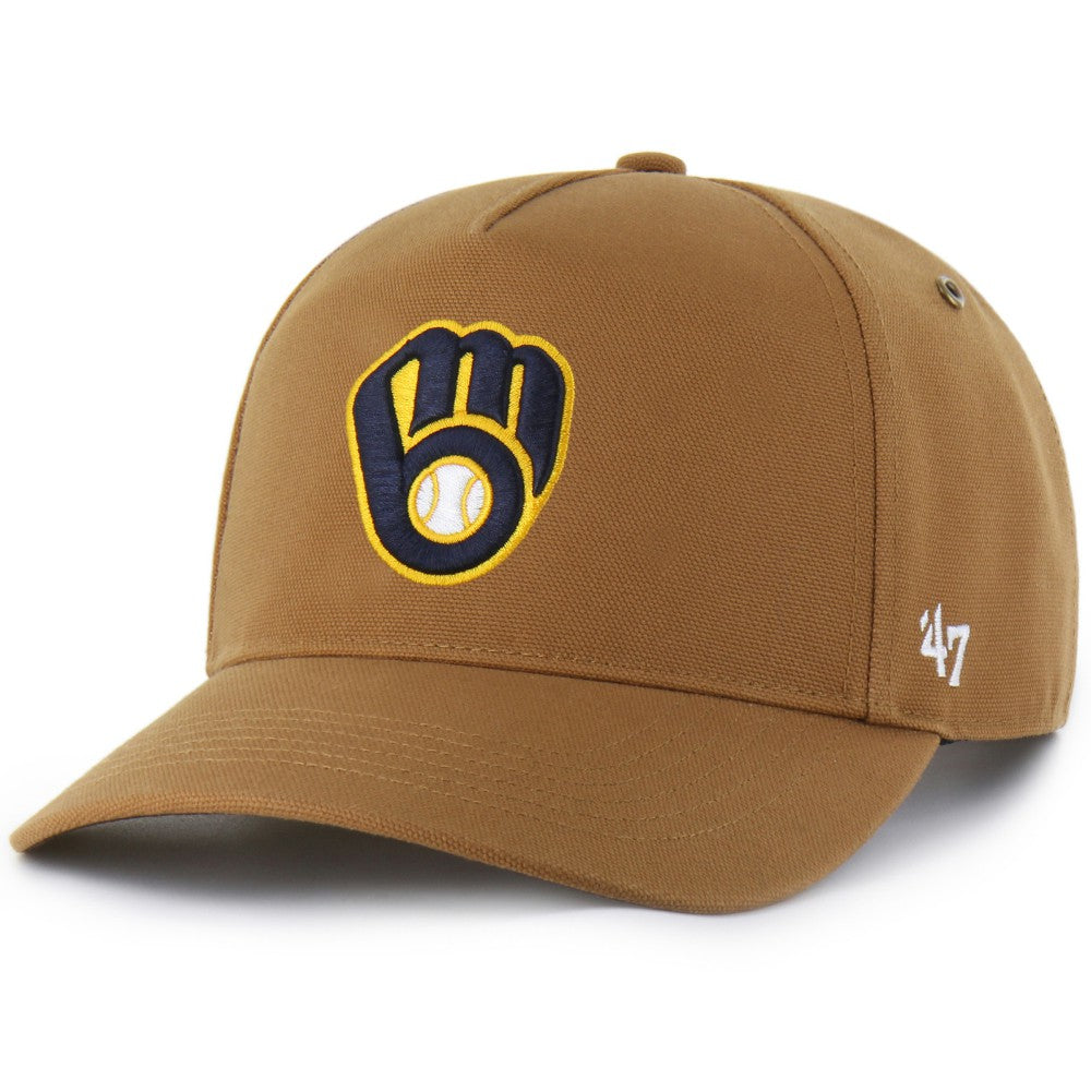 Milwaukee Brewers Carhartt x '47 Hitch Adjustable Hat - Brown Hats