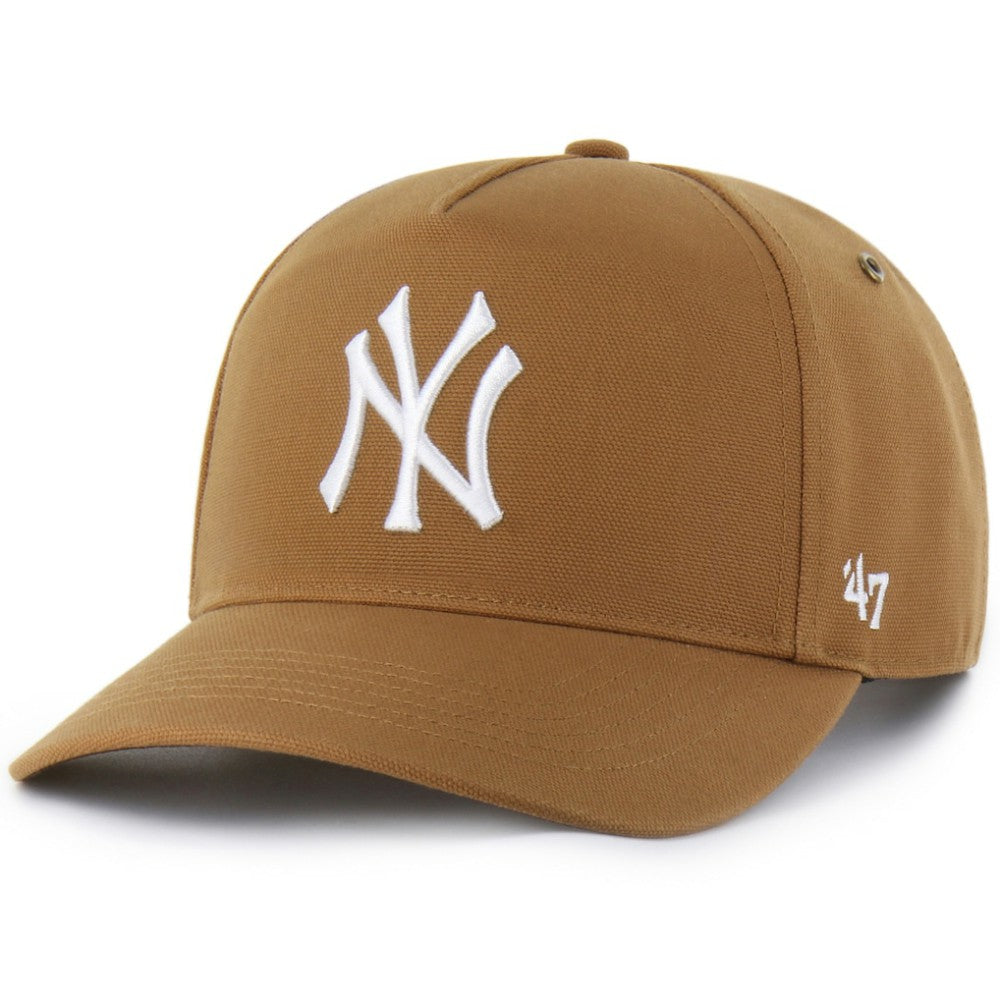 New York Yankees Carhartt x '47 Hitch Adjustable Hat - Brown Hats