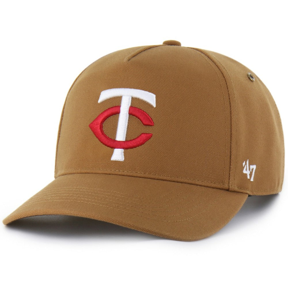 Minnesota Twins Carhartt x '47 Hitch Adjustable Hat - Brown Hats
