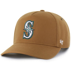 Seattle Mariners Carhartt x '47 Hitch Adjustable Hat - Brown Hats