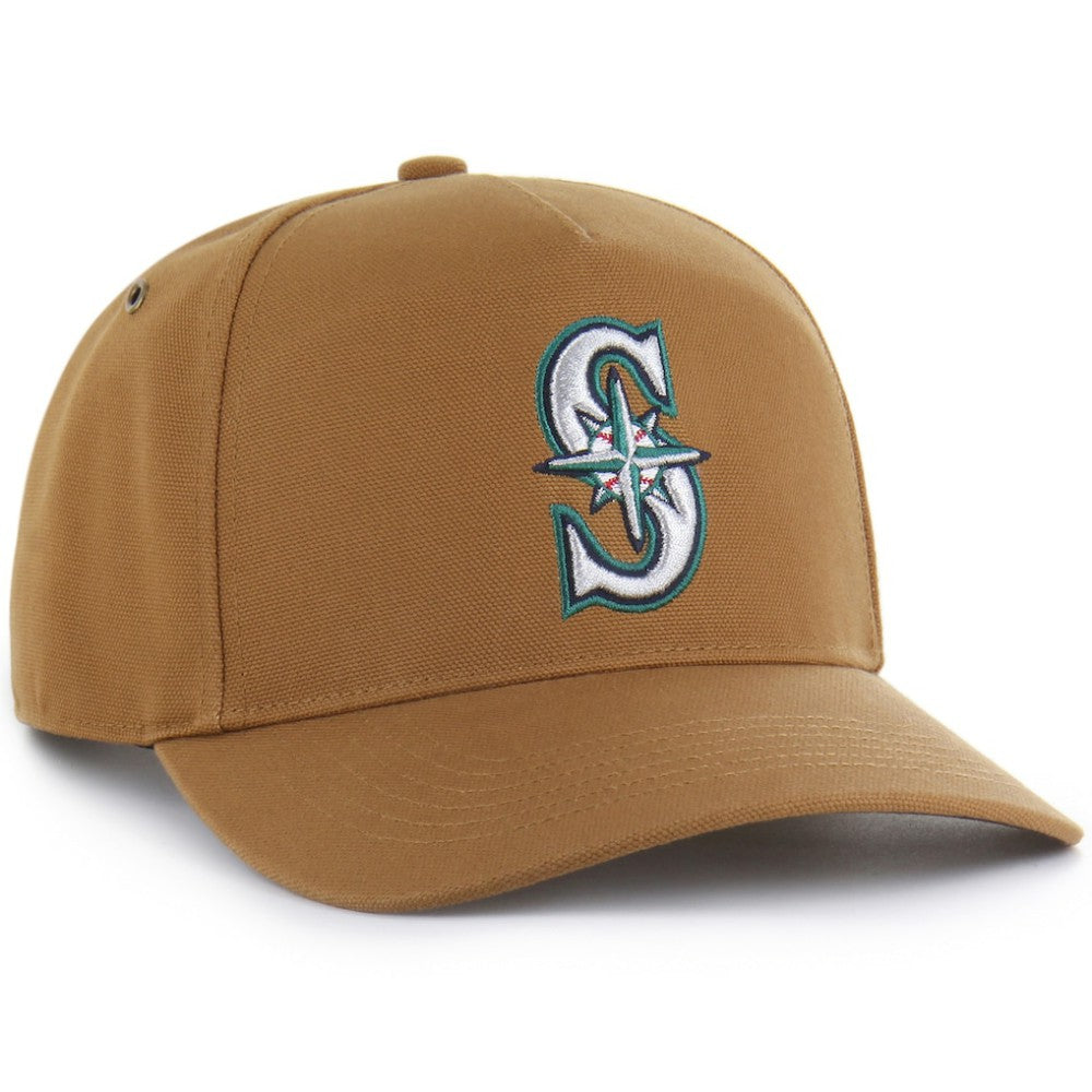 Seattle Mariners Carhartt x '47 Hitch Adjustable Hat - Brown Hats