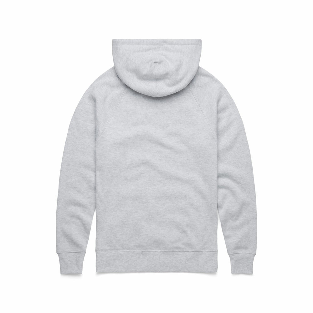 New York Knicks Homage Unisex Hometown Edition Tri-Blend Raglan Pullover Hoodie Ash
