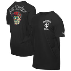 Minnesota Twins New Era Sugar Skulls T-Shirt - Black T-shirts