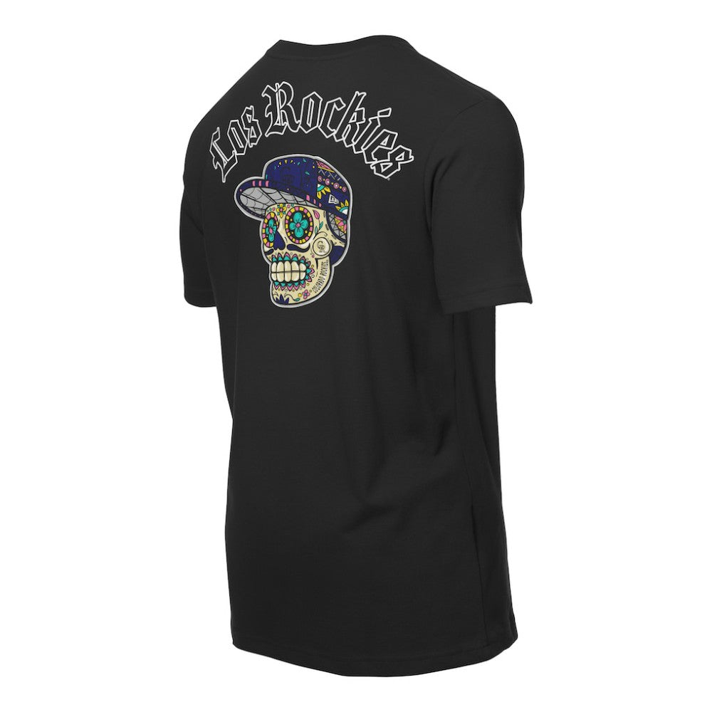 Colorado Rockies New Era Sugar Skulls T-Shirt - Black T-shirts