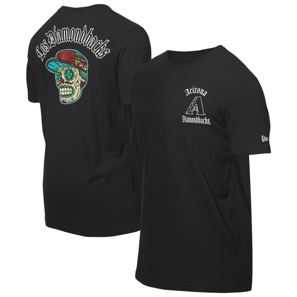 Arizona Diamondbacks New Era Sugar Skulls T-Shirt - Black T-shirts