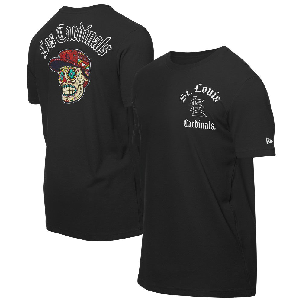 St. Louis Cardinals New Era Sugar Skulls T-Shirt - Black T-shirts
