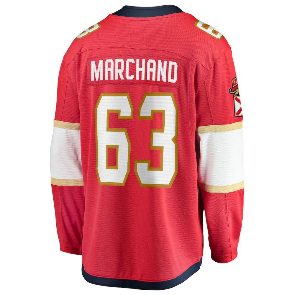 NHL Brad Marchand Florida Panthers Fanatics Home Breakaway Jersey - Red