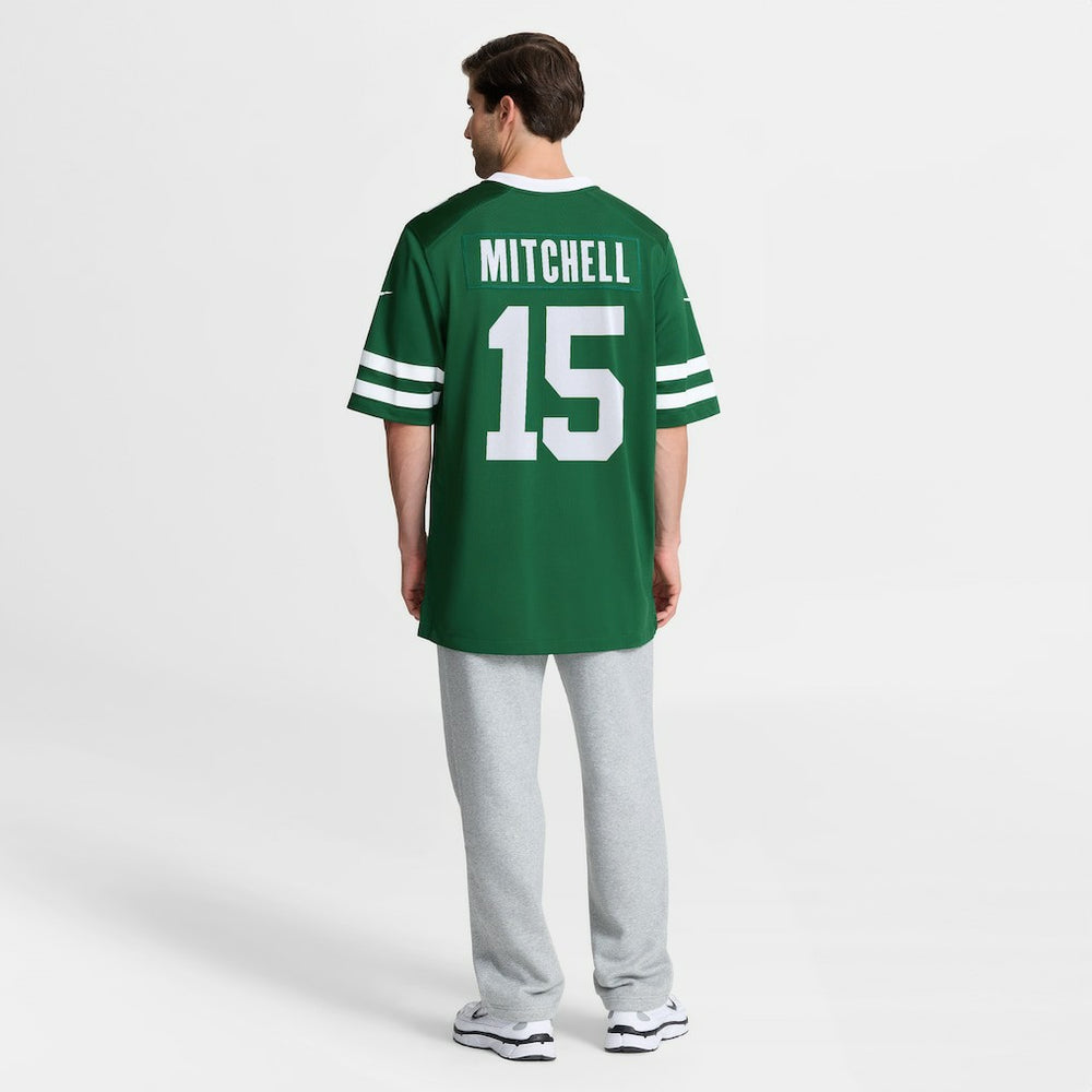 Adonai Mitchell New York Jets Team Game Jersey Legacy Green