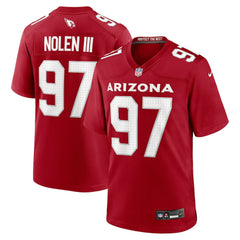 Walter Nolen Arizona Cardinals 2025 NFL Draft First Round Pick Game Jersey Cardinal