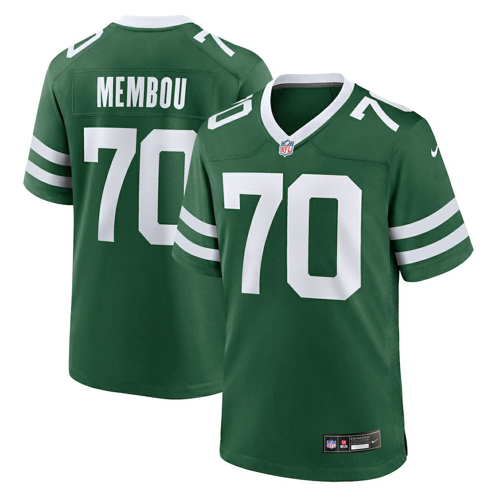 Armand Membou New York Jets 2025 NFL Draft First Round Pick Game Jersey Legacy
