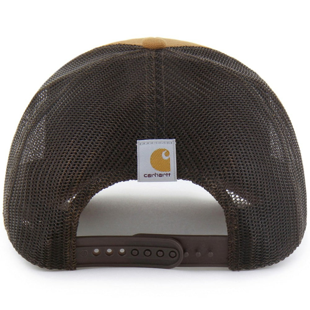 NHL Detroit Red Wings Carhartt x '47 Trucker Adjustable Hat - Brown
