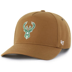 Milwaukee Bucks Carhartt x '47 Hitch Adjustable Hat Brown