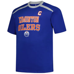 NHL Connor McDavid Edmonton Oilers Profile Big & Tall Name & Number T-Shirt - Royal