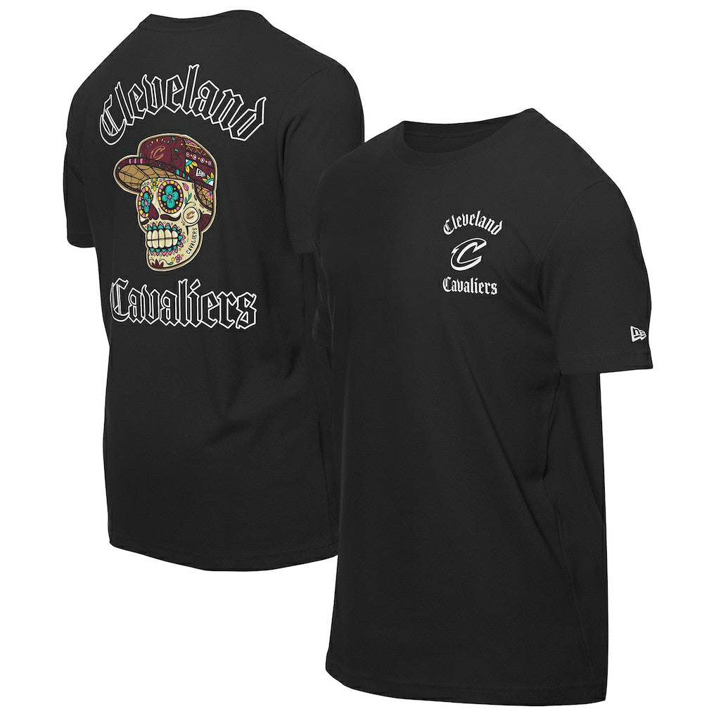 Cleveland Cavaliers Sugar Skulls T-Shirt Black