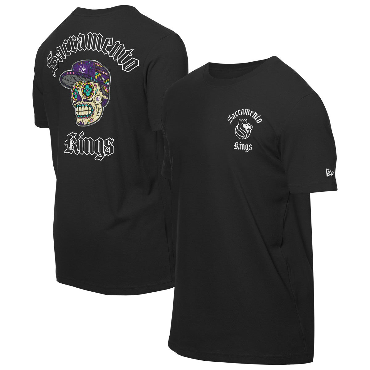 Sacramento Kings Sugar Skulls T-Shirt Black