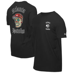 Atlanta Hawks Sugar Skulls T-Shirt Black