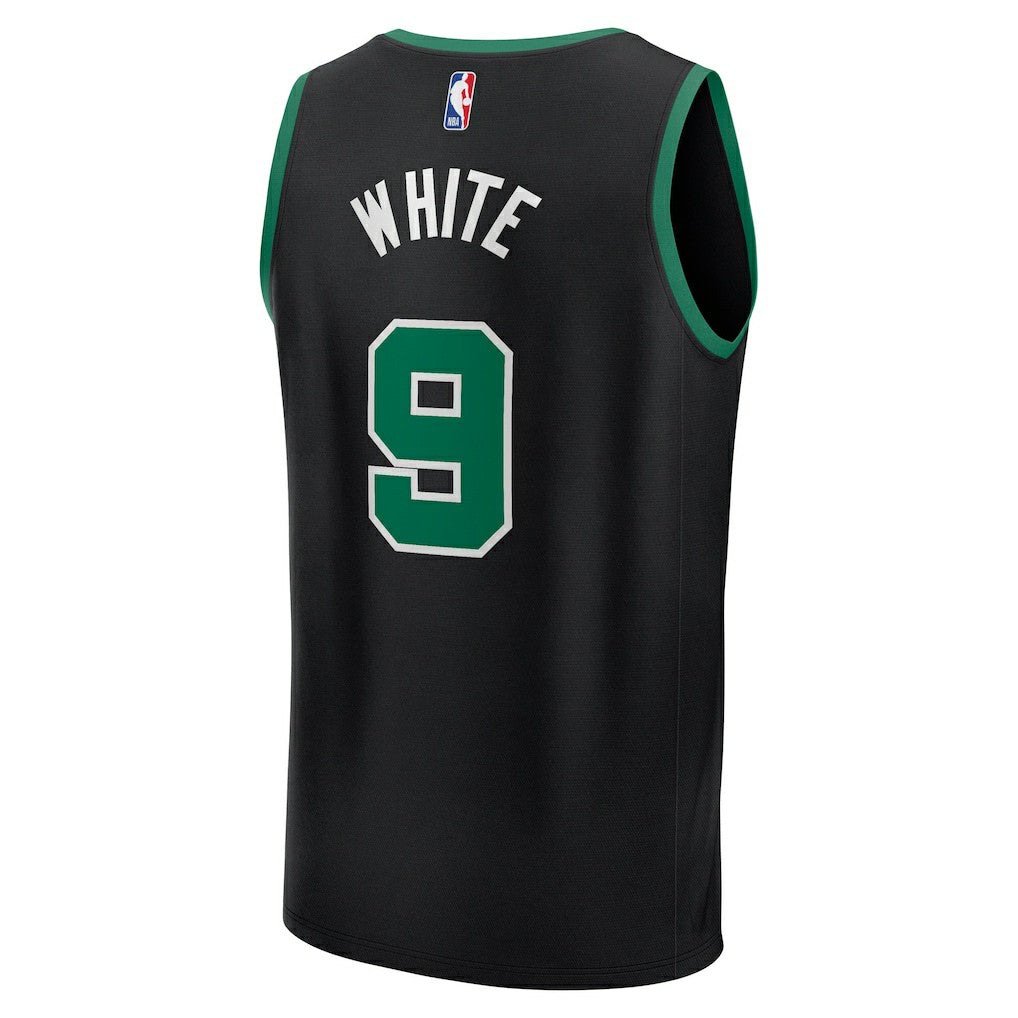 Derrick White Boston Celtics Fast Break Replica Player Jersey Statement Edition Black