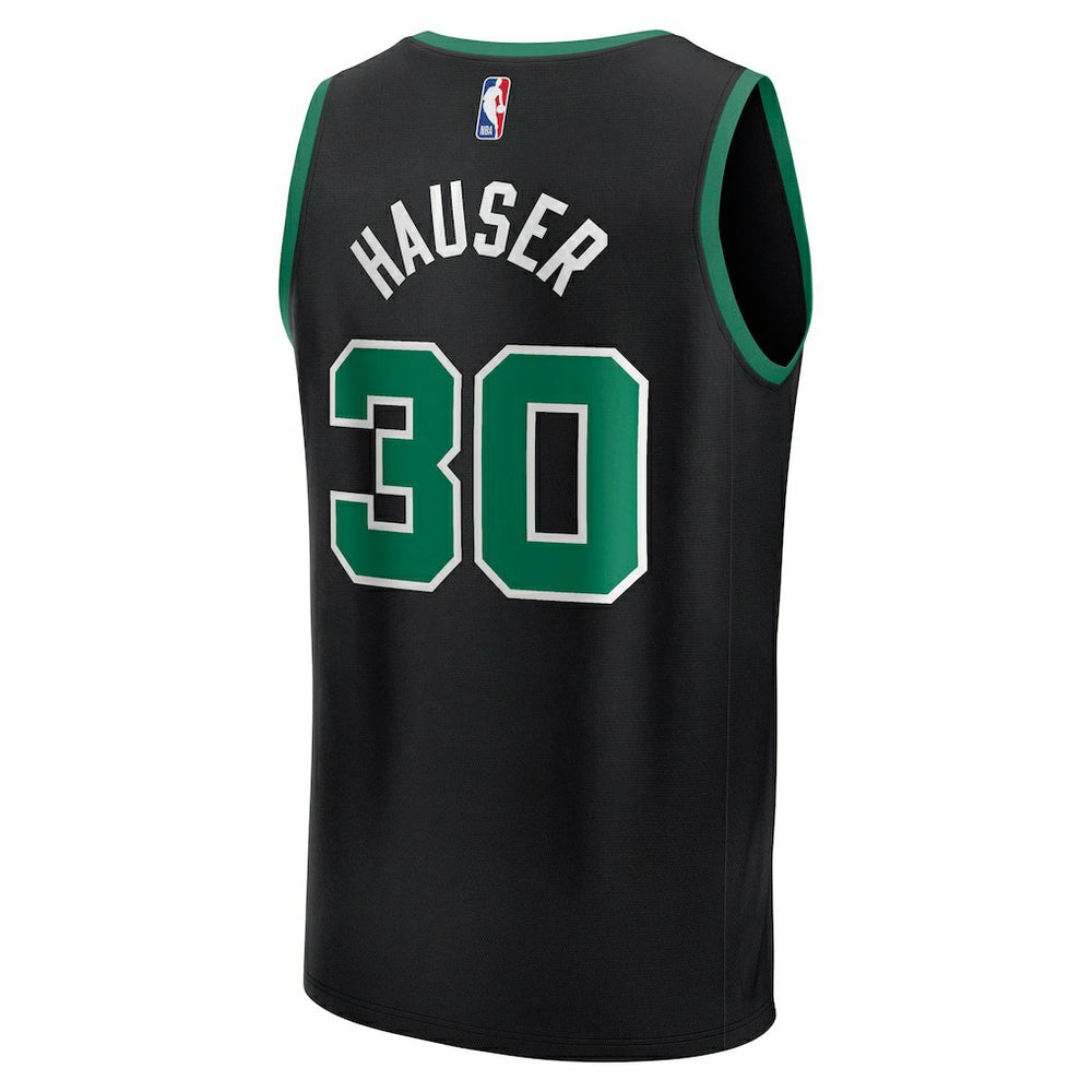 Sam Hauser Boston Celtics Fast Break Replica Player Jersey Statement Edition Black
