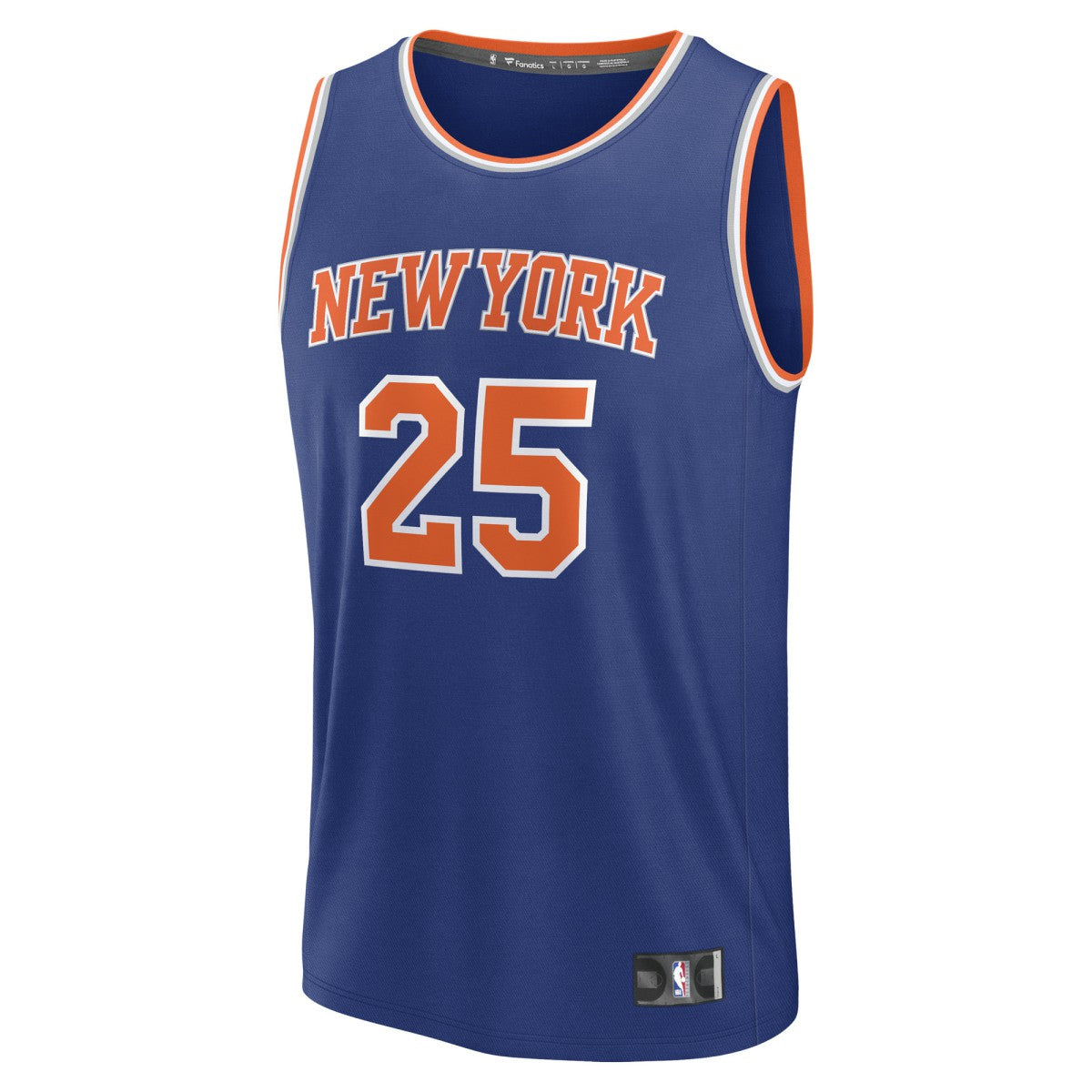Mikal Bridges New York Knicks Fast Break Replica Player Jersey Icon Edition Blue