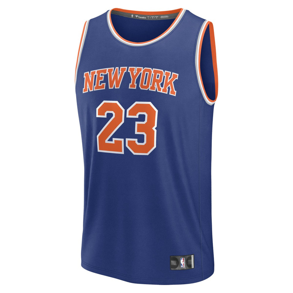 Mitchell Robinson New York Knicks Fast Break Replica Player Jersey Icon Edition Blue