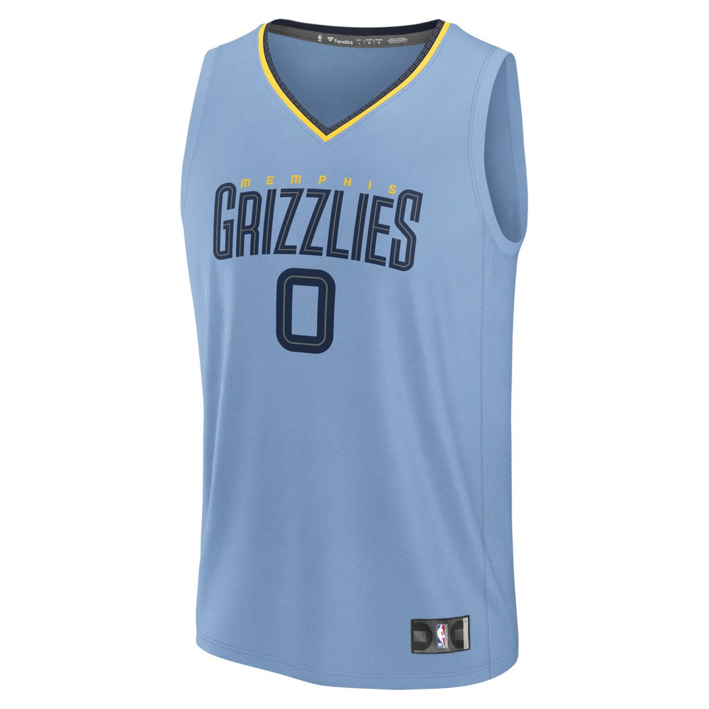 Jaylen Wells Memphis Grizzlies Fast Break Replica Player Jersey Statement Edition Light Blue