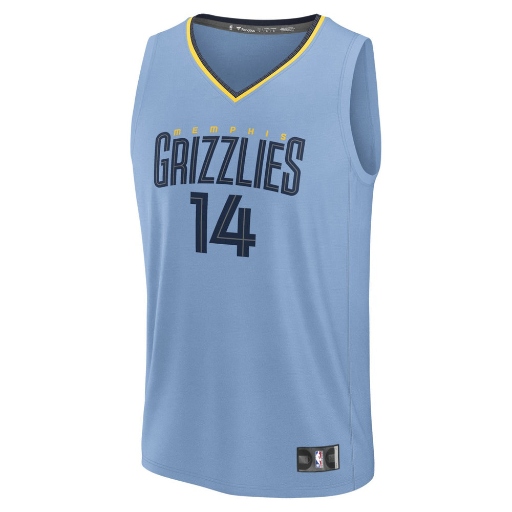 Zach Edey Memphis Grizzlies Fast Break Replica Player Jersey Statement Edition Light Blue
