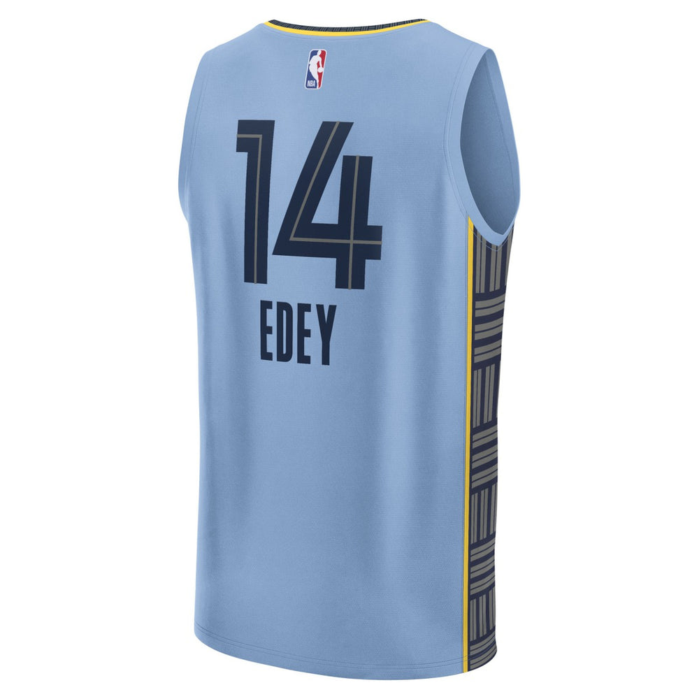 Zach Edey Memphis Grizzlies Fast Break Replica Player Jersey Statement Edition Light Blue